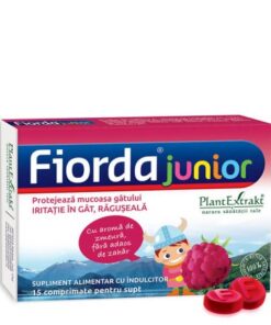 Fiorda Junior cu Aroma de Zmeura 15cpr pentru supt