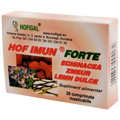Hof Imun Forte 20 cpr 1+1 gratuit