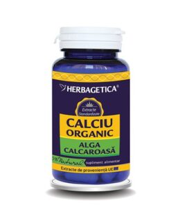 Calciu Organic (alga calcaroasa) 60cps - Herbagetica